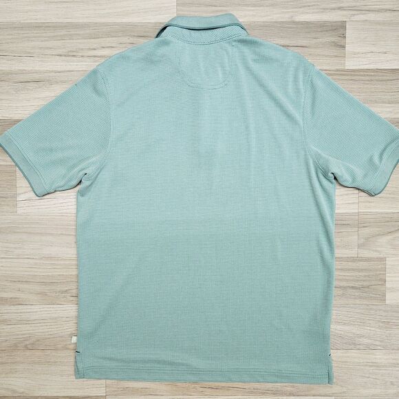 TOMMY BAHAMA Mens Teal Green Polo Shirt Small - Picture 10 of 10